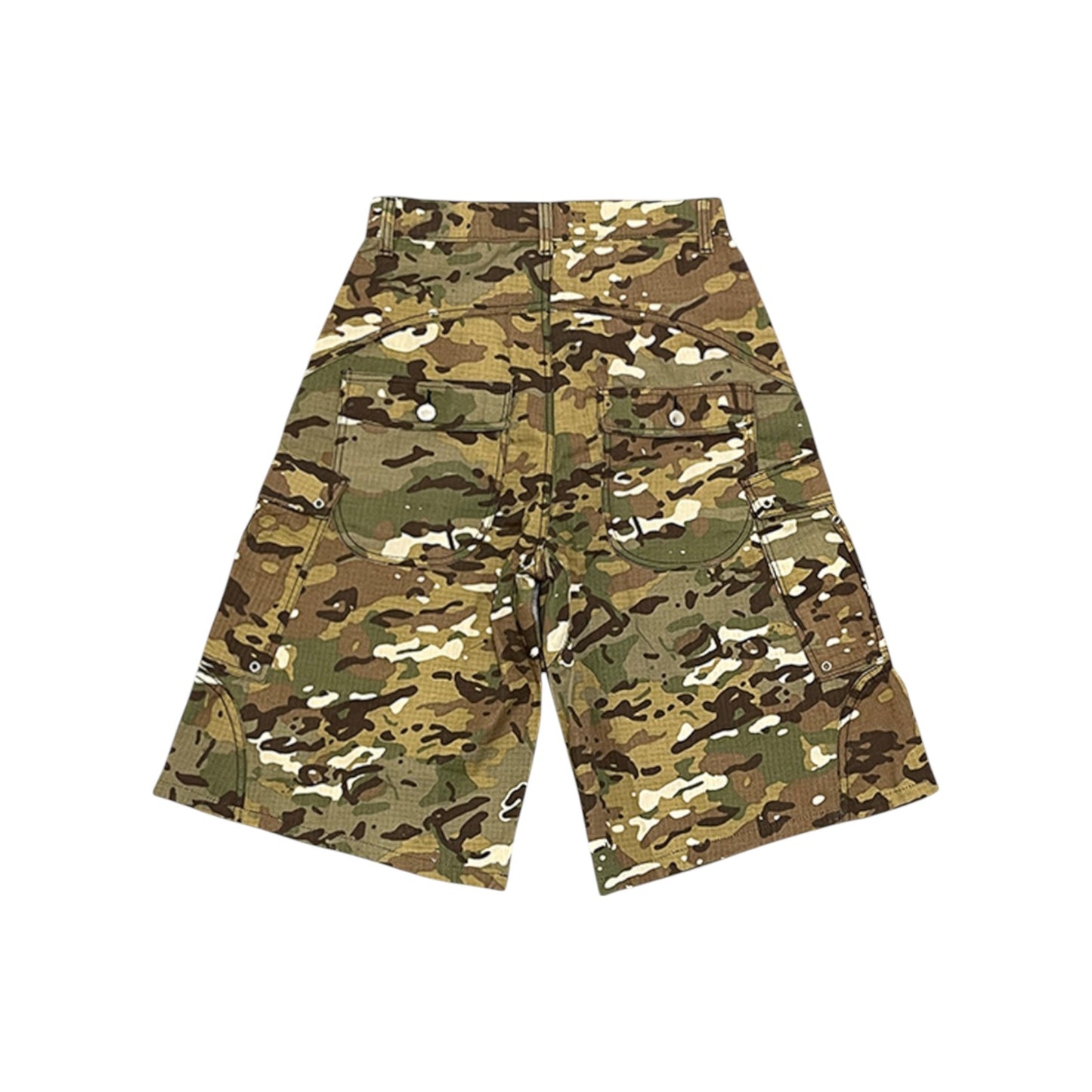 EXTENDED CAMO SHORTS