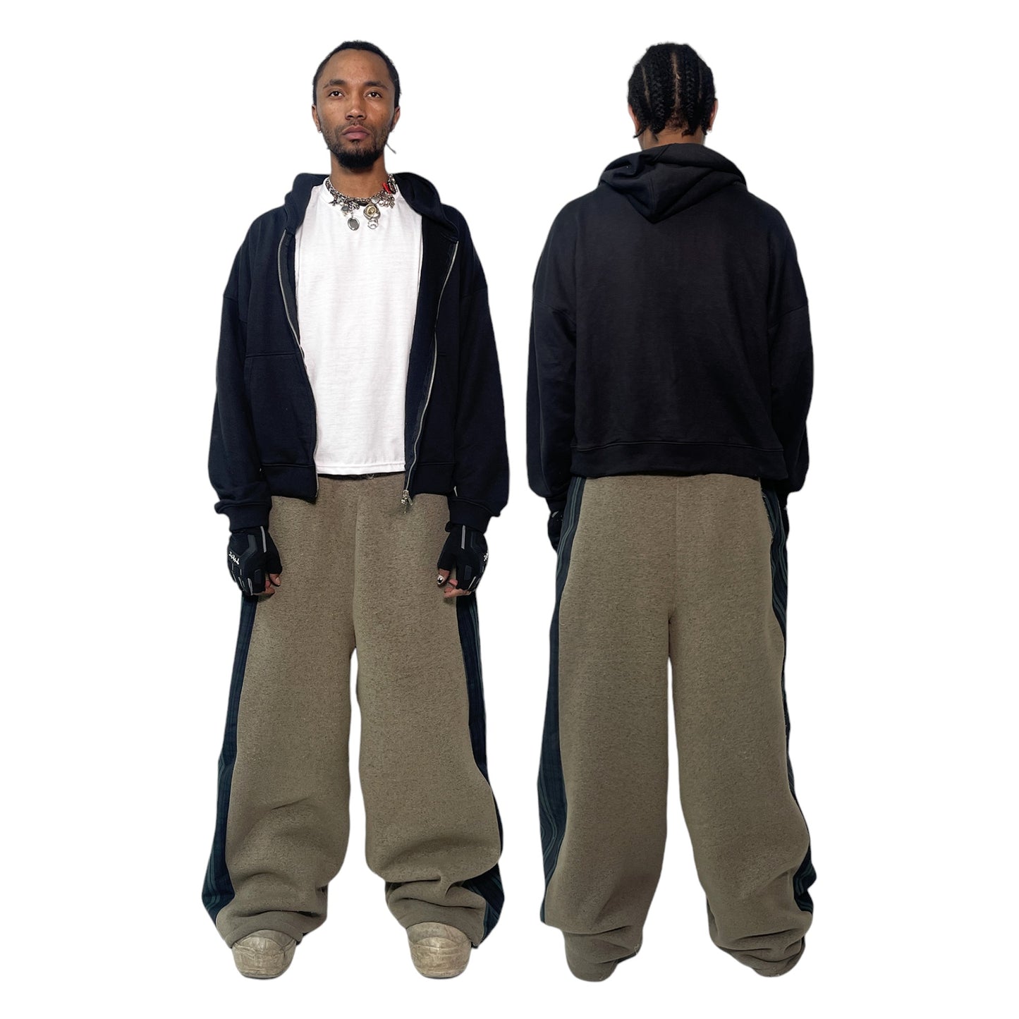 ZIP-UP, JET BLACK