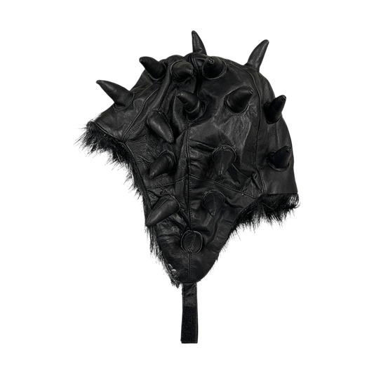 SPIKED LEATHER HAT