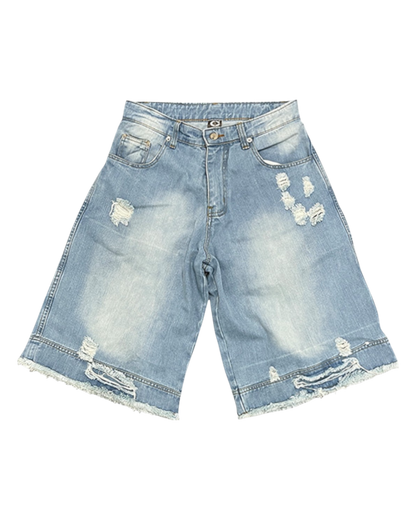 EXTENDED DENIM JORTS