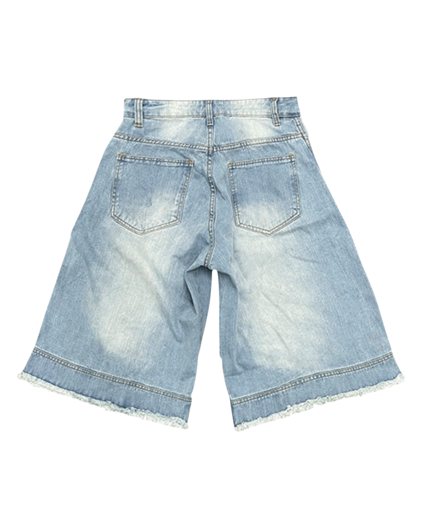 EXTENDED DENIM JORTS