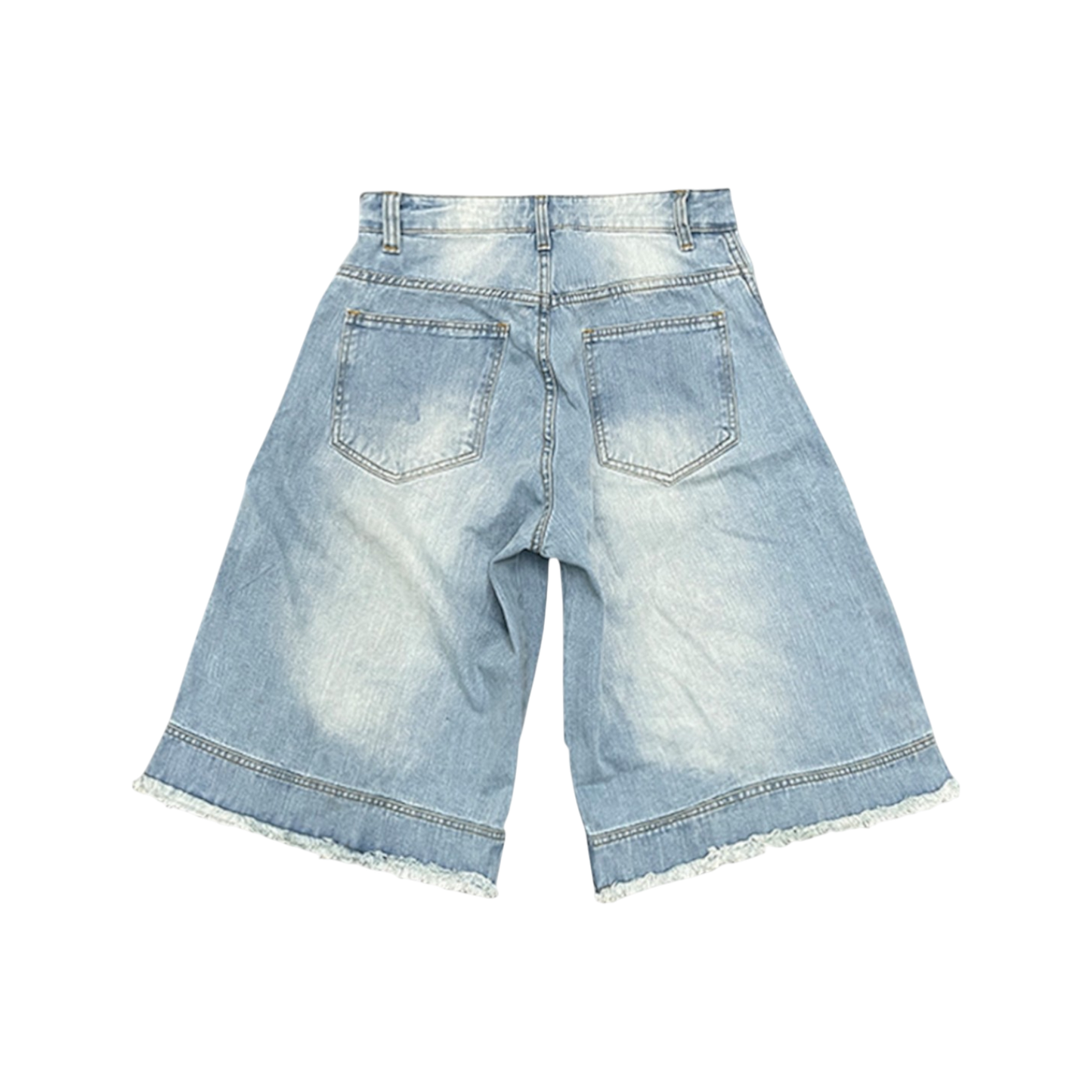EXTENDED DENIM JORTS