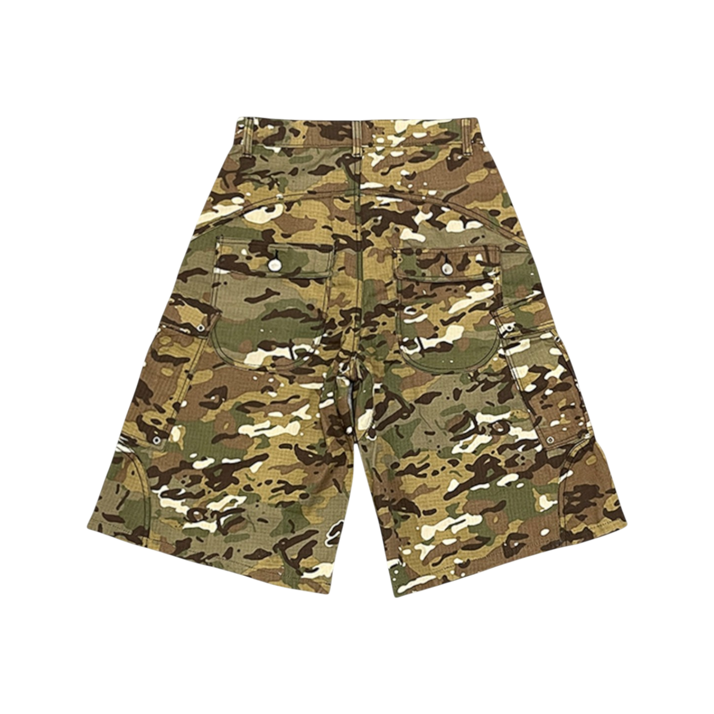 EXTENDED CAMO SHORTS