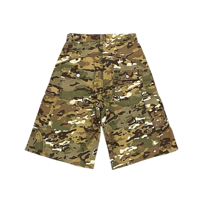 EXTENDED CAMO SHORTS