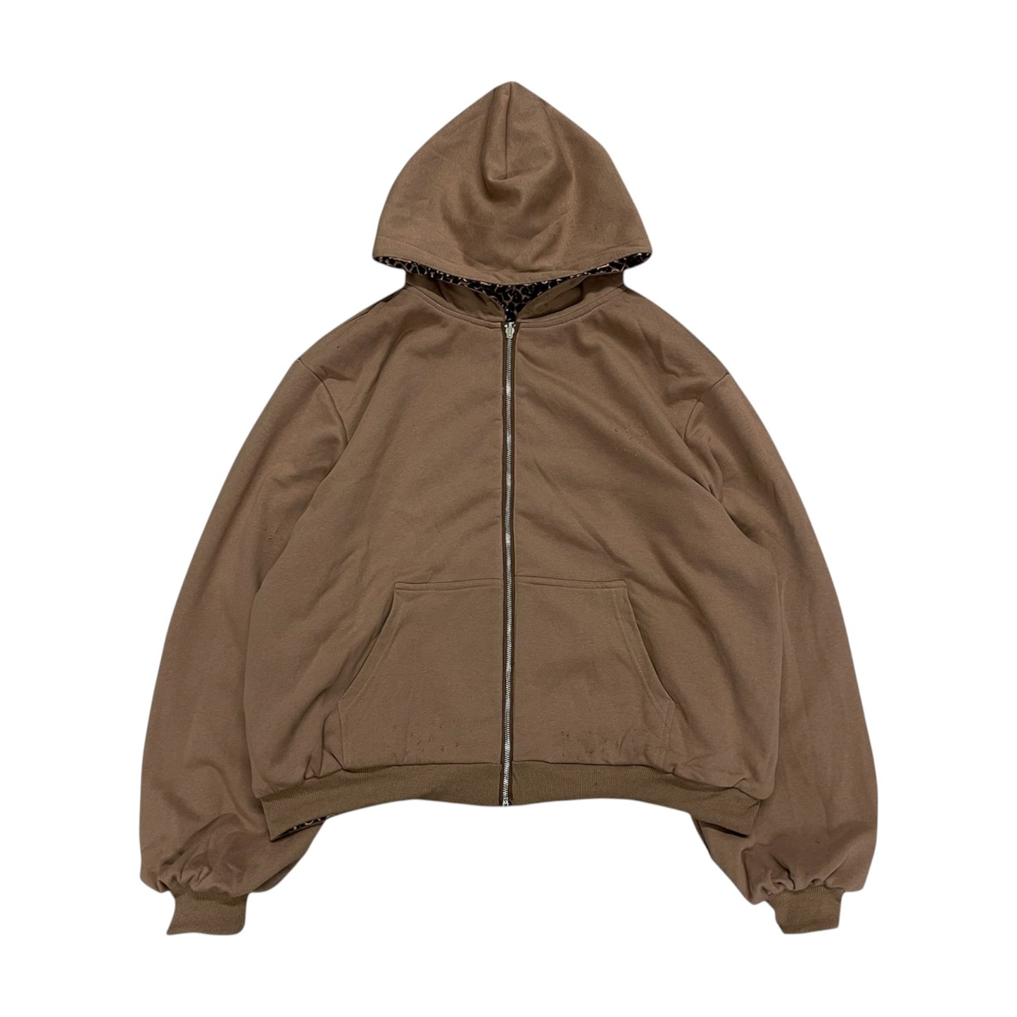 HEAVYWEIGHT ZIP-UP, CHEETAH