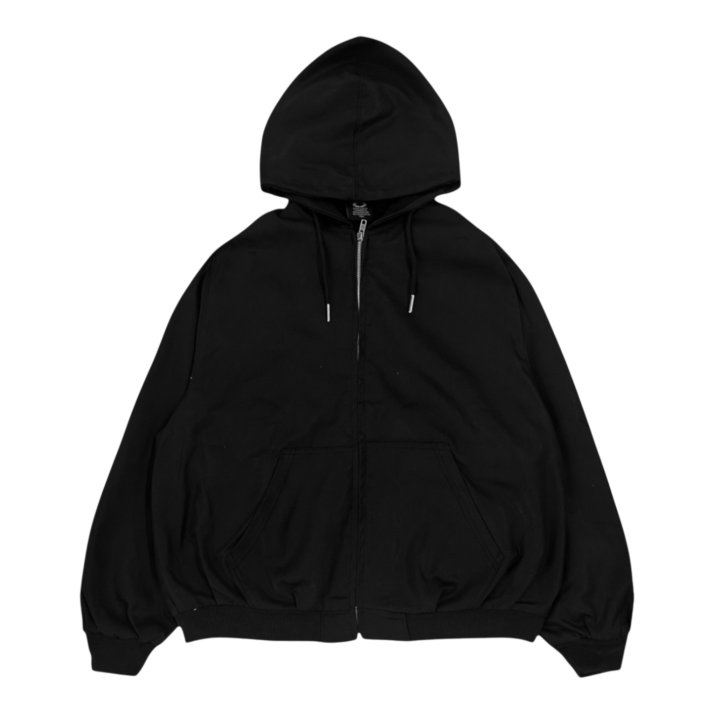 HOODED BOMBER, BLACK