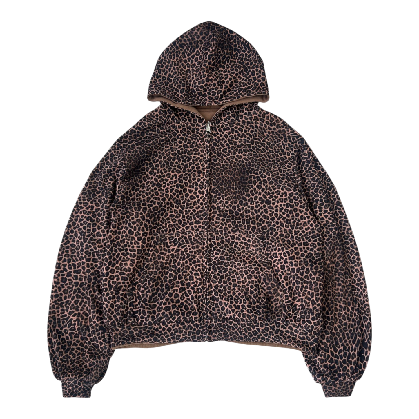 HEAVYWEIGHT ZIP-UP, CHEETAH