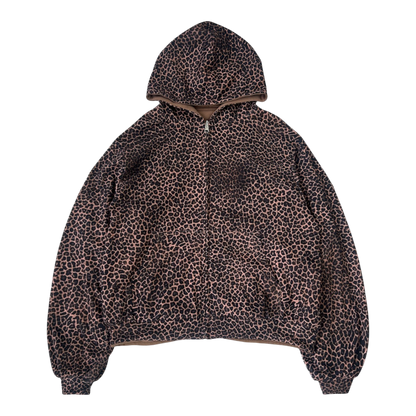 HEAVYWEIGHT ZIP-UP, CHEETAH