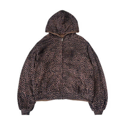 HEAVYWEIGHT ZIP-UP, CHEETAH