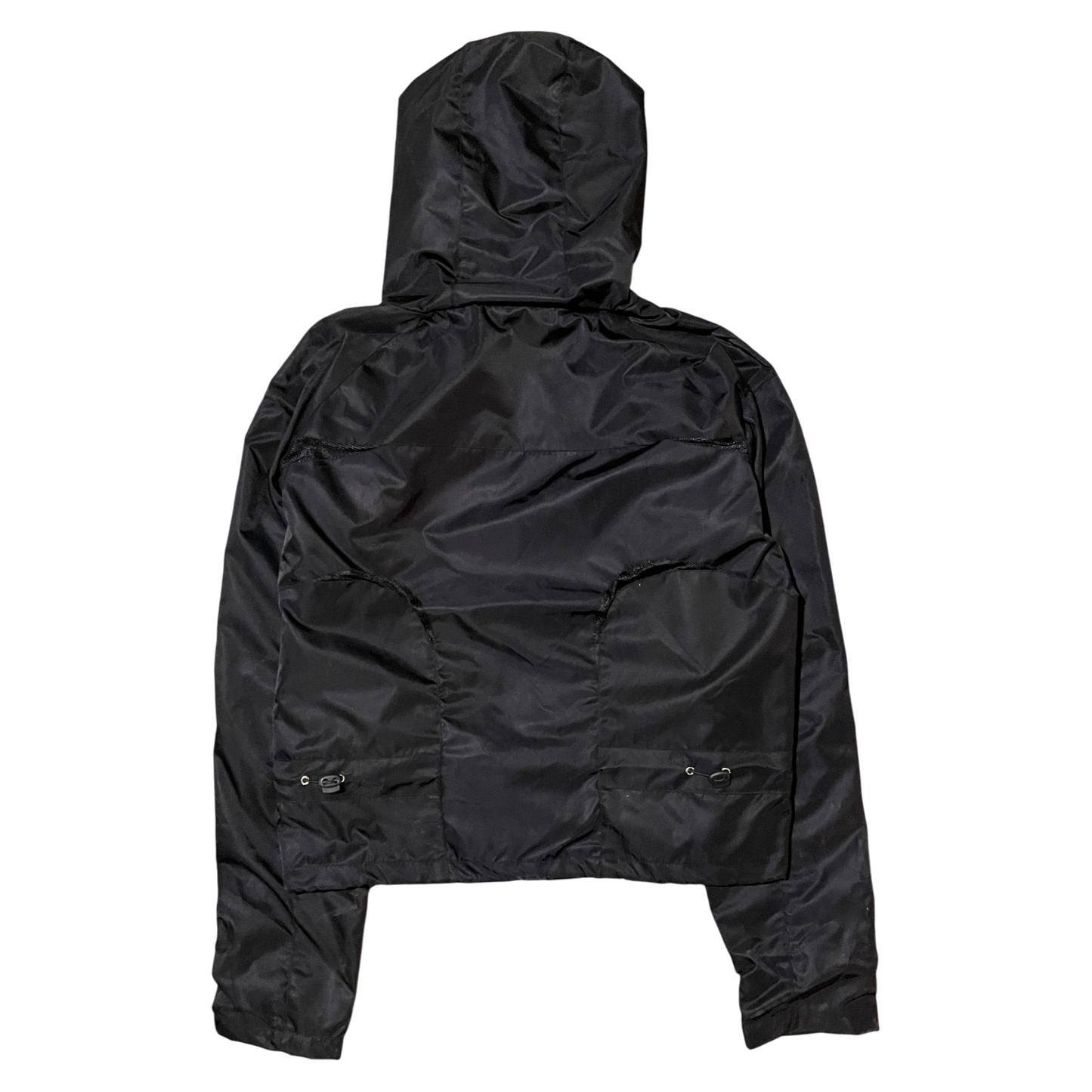 MEN'S CROPPED SHELL JACKET, BLACK