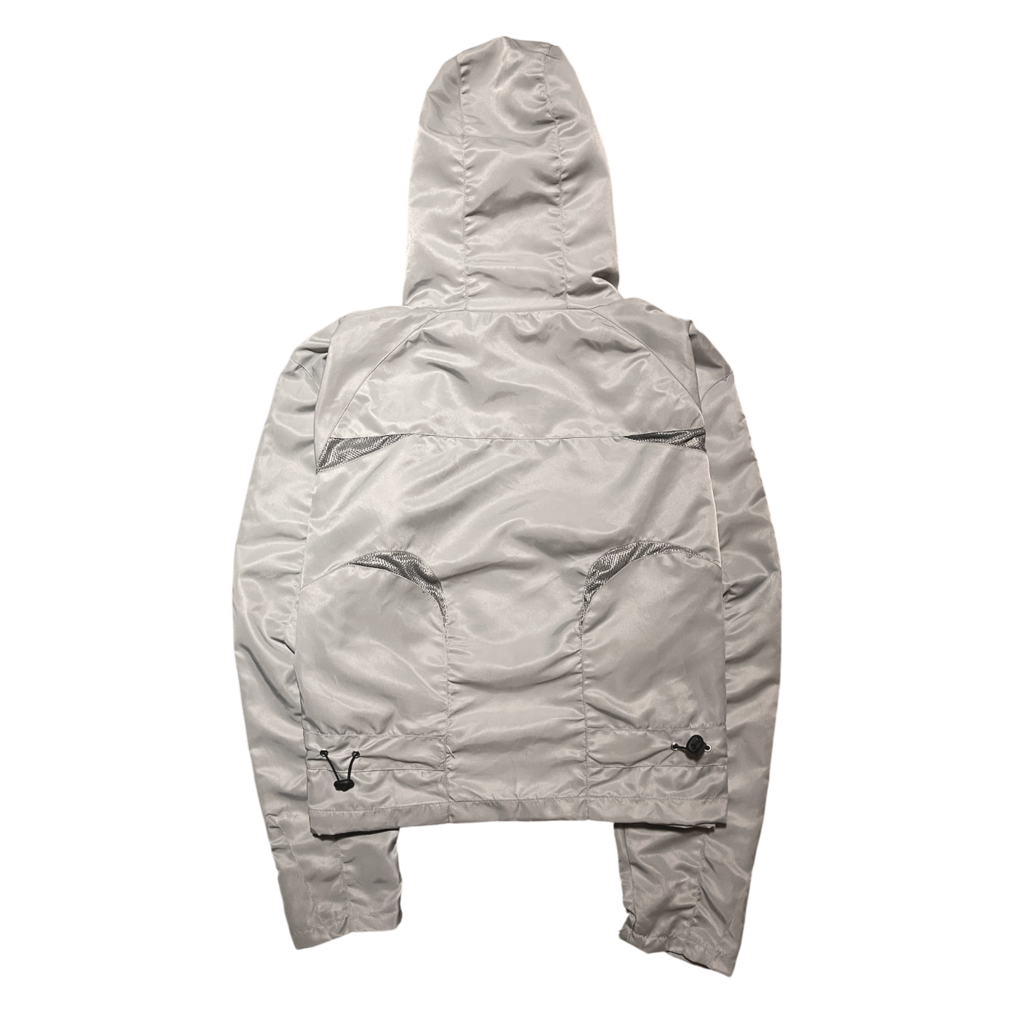 MEN'S CROPPED SHELL JACKET, SILVER