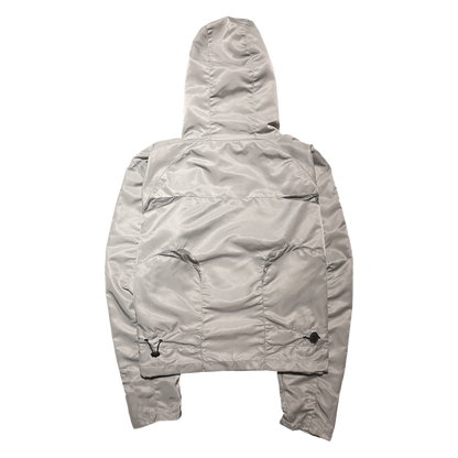 MEN'S CROPPED SHELL JACKET, SILVER