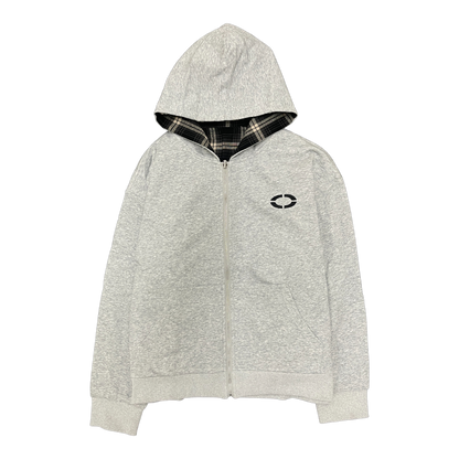 PLAID REVERSIBLE ZIP-UP