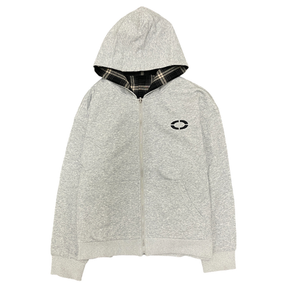 PLAID REVERSIBLE ZIP-UP