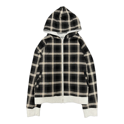 PLAID REVERSIBLE ZIP-UP