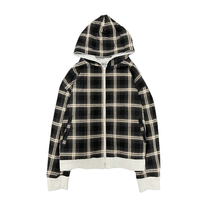 PLAID REVERSIBLE ZIP-UP