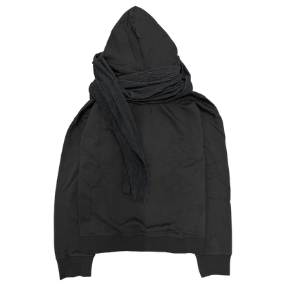 MUSLIN SCARF HOODIE