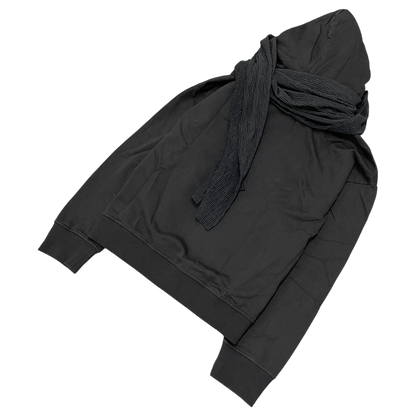 MUSLIN SCARF HOODIE