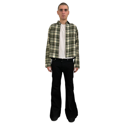 FLANNEL, GREEN