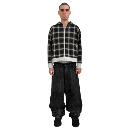 PLAID REVERSIBLE ZIP-UP