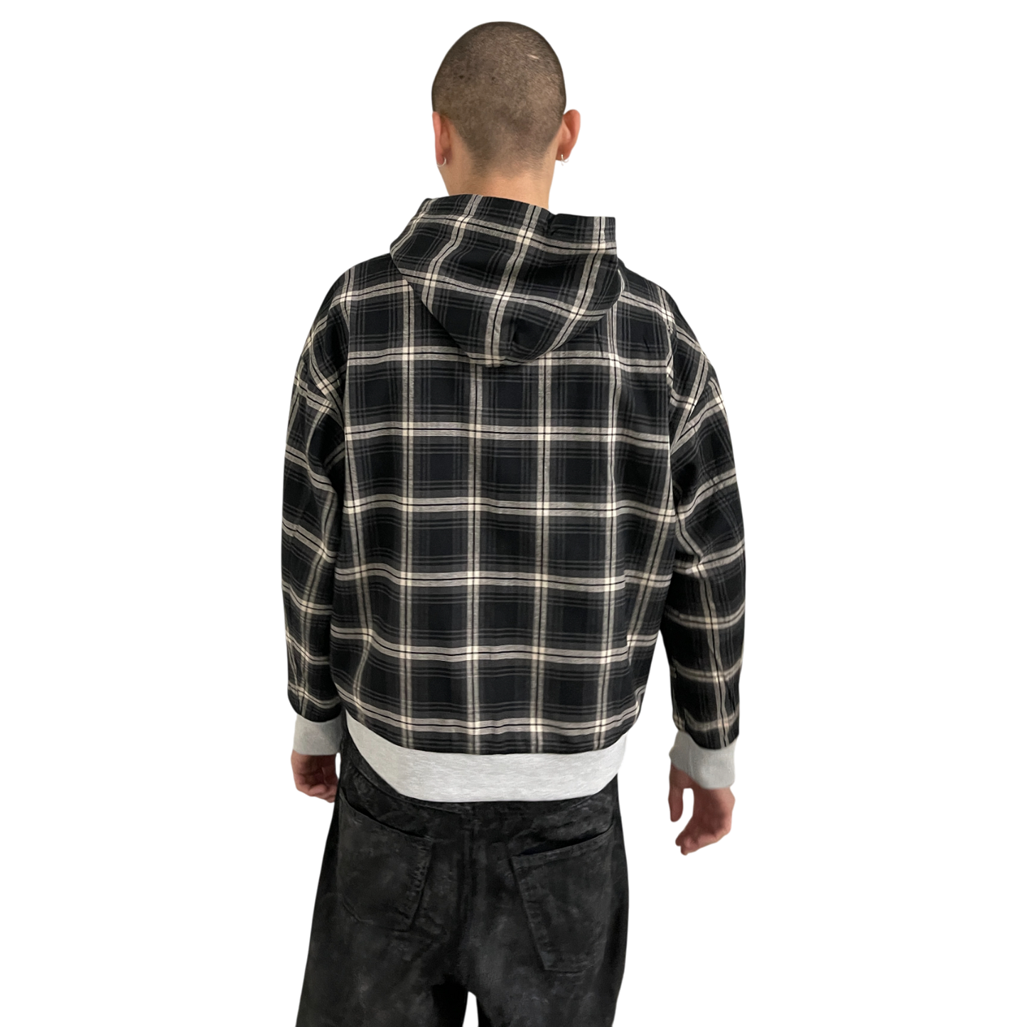 PLAID REVERSIBLE ZIP-UP