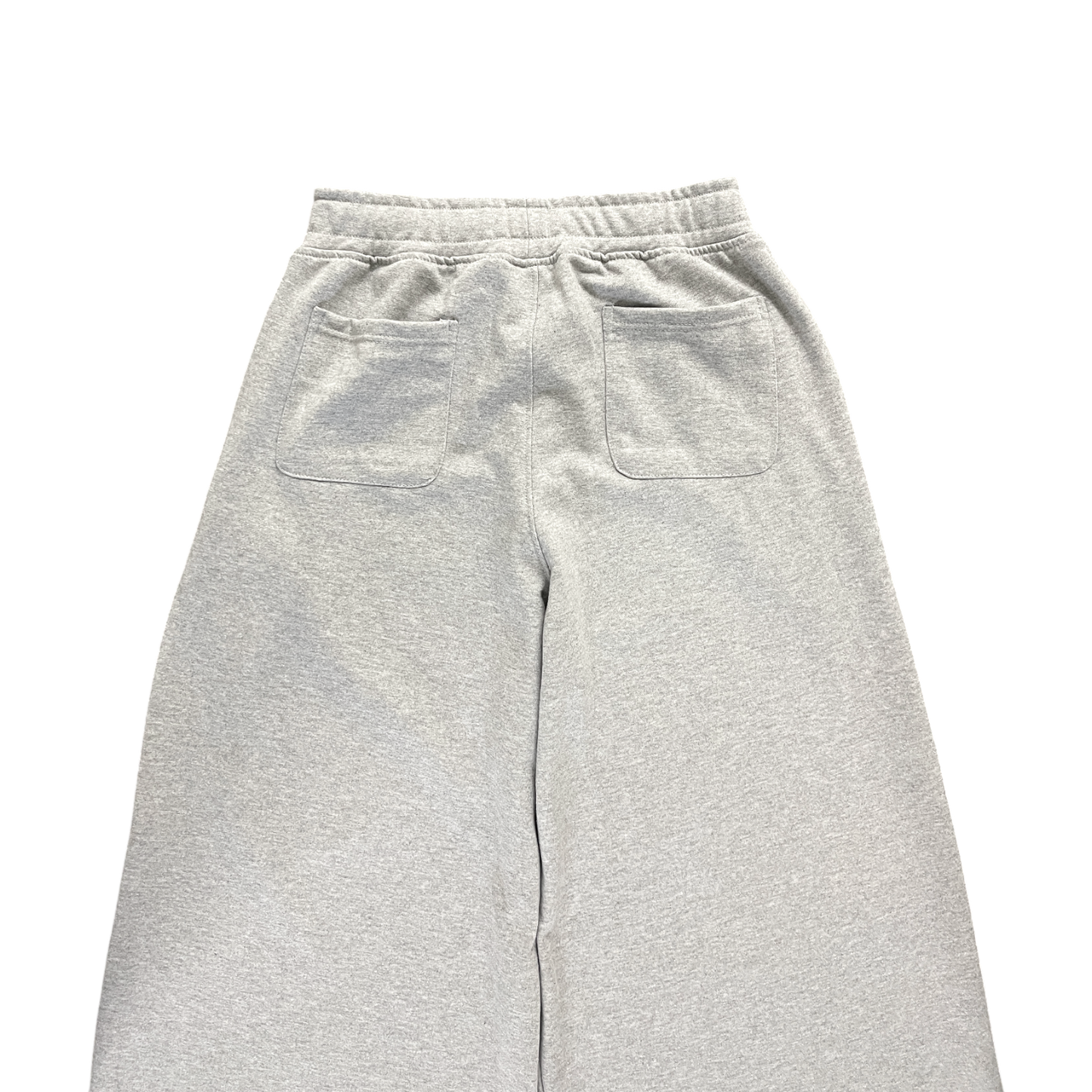 WIDE LEG SWEATS, HEATHER GREY