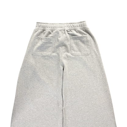 WIDE LEG SWEATS, HEATHER GREY