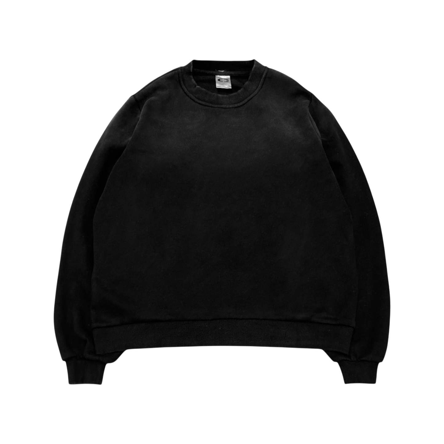 CREWNECK, FADED BLACK