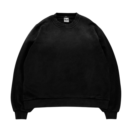 CREWNECK, FADED BLACK