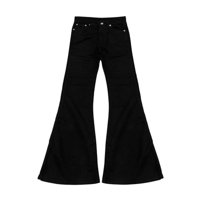 FLARED DENIM, MIDNIGHT BLACK