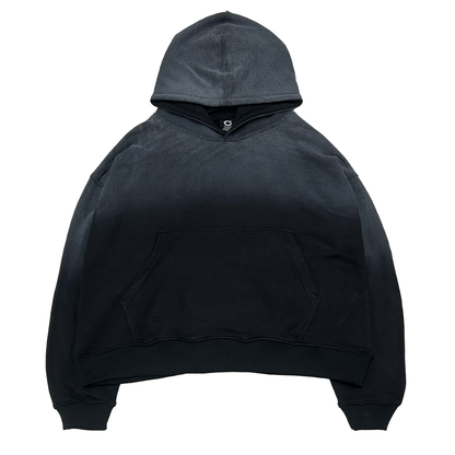 HOODIE, FADED BLACK