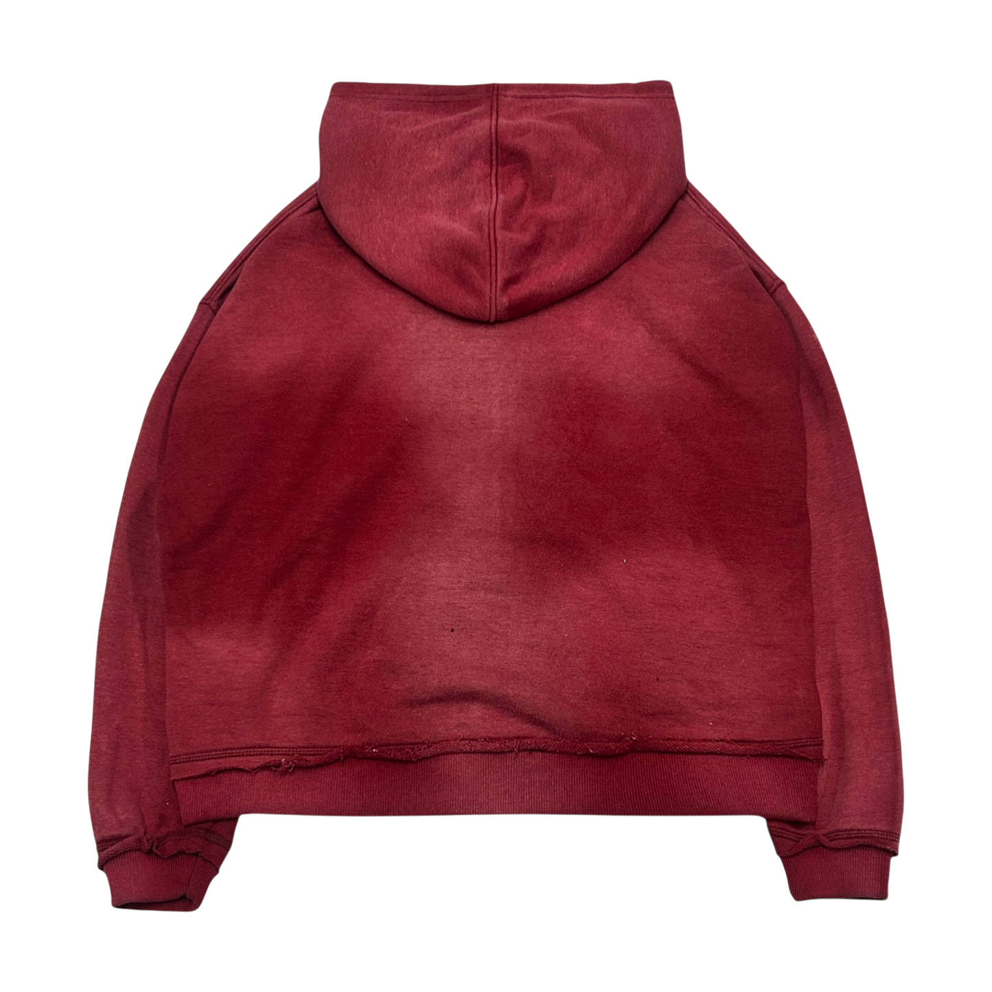 ZIP-UP, BURNT RED