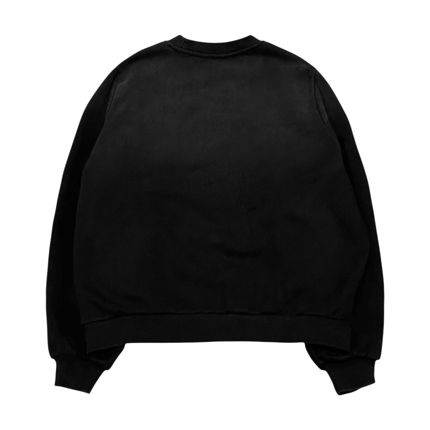 CREWNECK, FADED BLACK