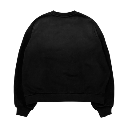 CREWNECK, FADED BLACK