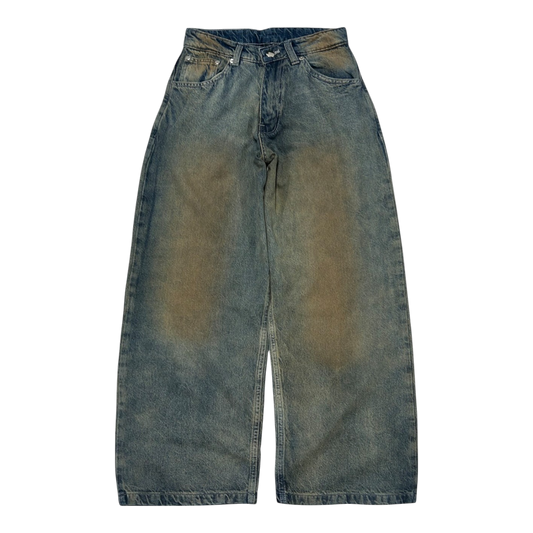 BAGGY DENIM, MUD WASH