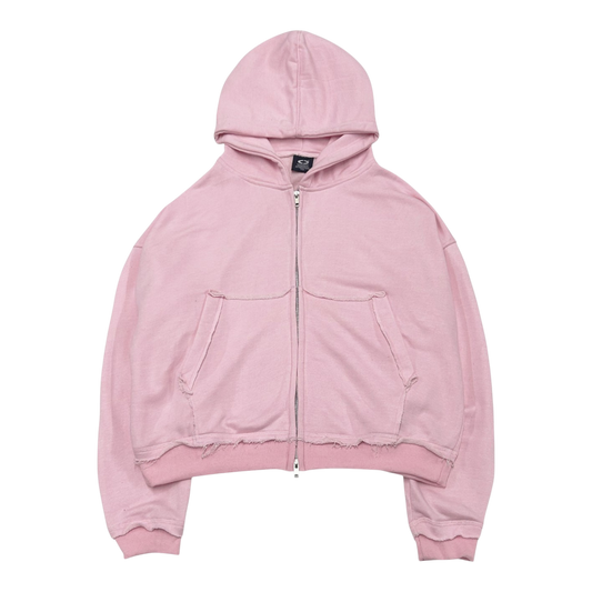 ZIP-UP HOODIE, PINK