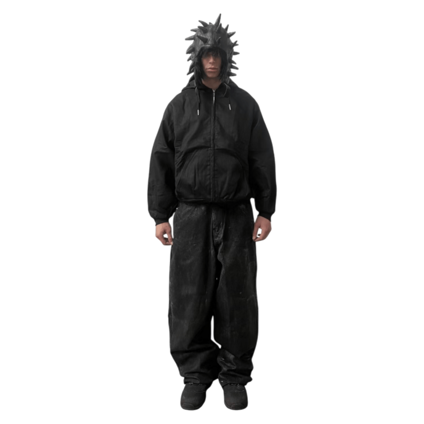 WIDE LEG DENIM, HAND-WAXED