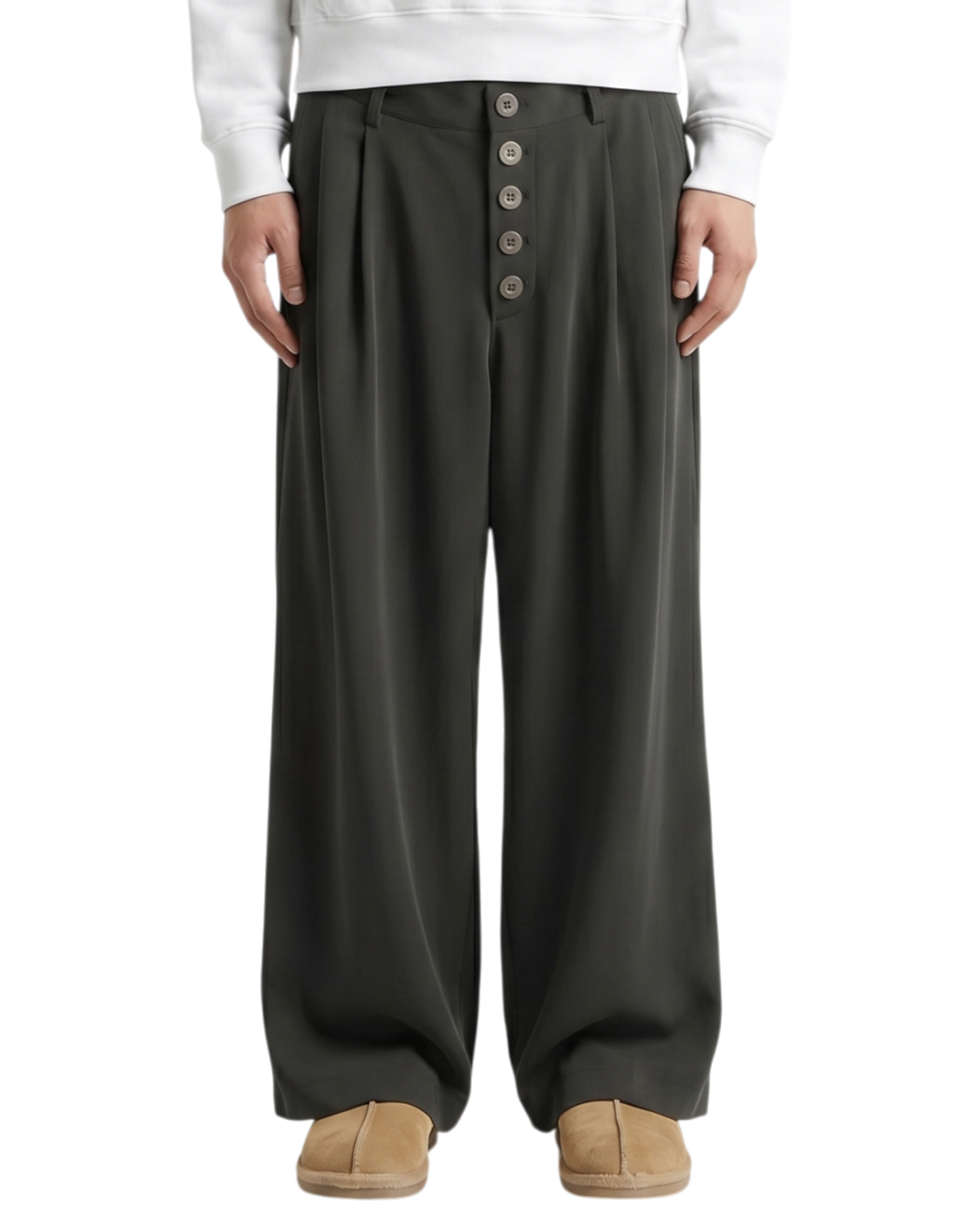 Pleated Polo Trousers