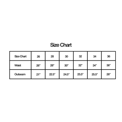 EXTENDED DENIM JORTS